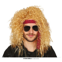 Rocker - pánska blond parochňa