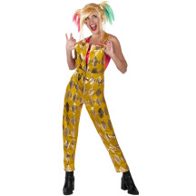 Kostým Harley Quinn Birds of Prey Gold Jumpsuit