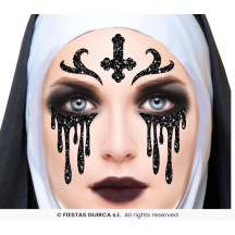 Flitrová maska mníška