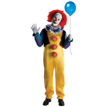 Pennywise Deluxe kostým s maskou a vlasmi