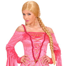 Widmann Hradná kráska blond parochňa s vrkočom
